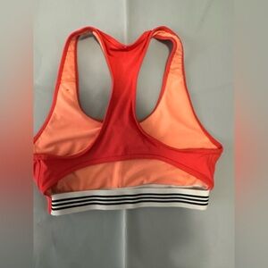 adidas Vibrant Red and Coral Sports Bra